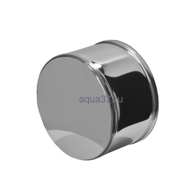 Заглушка для дымоходов нержавеющая сталь 140 х 0,5мм внутренняя Заглушка для дымоходов нержавеющая сталь 140 х 0,5мм внутренняя