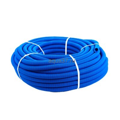 Кожух гофрированный для трубы 20 (32) синий бухта 50 м Кожух гофрированный для трубы 20 (32) синий бухта 50 м