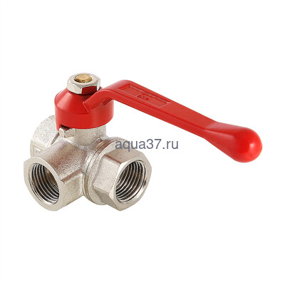 Кран шаровой трехходовой тип Т 3/4" Кран шаровой трехходовой тип Т 3/4" (фото)