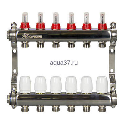 Коллекторная группа 6 выходов нержавейка Altstream Коллекторная группа 6 выходов нержавейка Altstream
