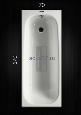 Ванна стальная DONATONY 1,7 х 0,7 белая Ванна стальная DONATONY 1,7 х 0,7 белая (фото)