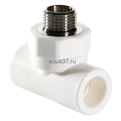 Тройник с наружной резьбой 25 x 1/2" Valtec Тройник с наружной резьбой 25 x 1/2" Valtec (фото)