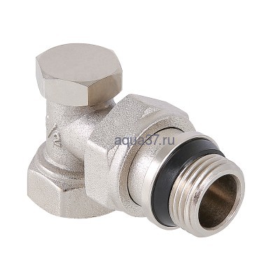 Клапан настроечный угловой с дополнительным уплотнением 1/2" Valtec Клапан настроечный угловой с дополнительным уплотнением 1/2" Valtec (фото)
