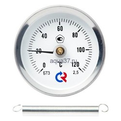 Термометр БT-30 Dy63 накладной, 0-120 Росма